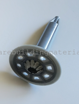 30mm HDPE Wall building fasteners popular Plastic Insulation nails for Euromarket market