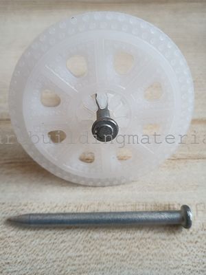 High quality as hilti plastic insulation fasteners 4.5mm Steel Nail Diameter